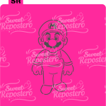 Stencil PYO Mario - Mario Bros