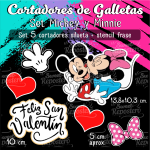 Cortadores de Galleta Mickey y Minnie