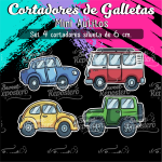 Cortador de Galletas Mini Autitos