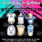 Cortador de Galletas Mini Baby Shower