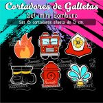 Cortador de Galletas Mini Bombero