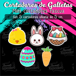 Cortador de Galleta Mini Pascua