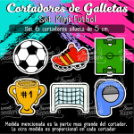 Cortador de Galletas Mini Futbol