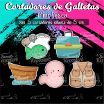 Cortador de Galletas Mini Pesca