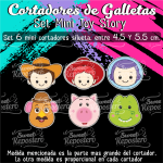 Cortador de Galletas Mini Toy Story