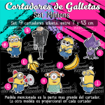 Cortadores De Galleta Minions