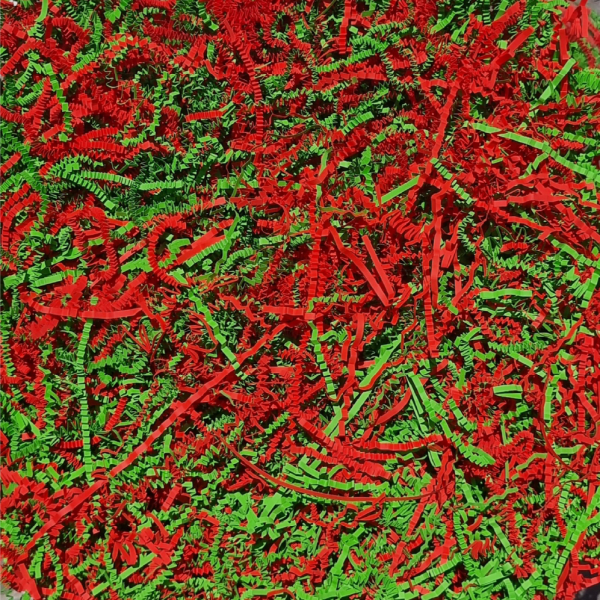 Papel Acordeón - Mix Rojo y Verde hoja
