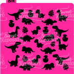 Stencil Mix Dinosaurio