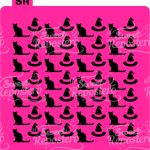 Stencil Mix Gatos y Gorros