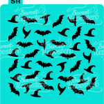 Stencil Mix Gorros y Murcielagos