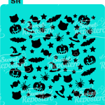 Stencil Mix Halloween