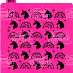 Stencil Mix Unicornio