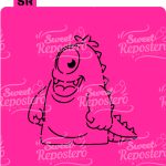 Stencil PYO Monstruo B