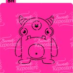 Stencil PYO Monstruo D
