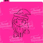 Stencil PYO Niña Bruja