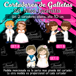 Cortadores De Galleta Niños Eucaristía