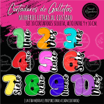 Cortadores de Galleta Números Con Frase Al Costado