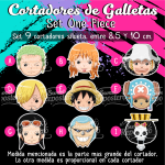 Cortadores De Galleta One Piece
