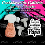 Cortador de Galletas Papá Trabajador