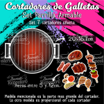 Cortadores De Galleta Set Parrillero