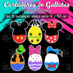 Cortador de Galleta Pascua Disney