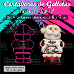 Cortadores De Galleta Pascuero Cartel