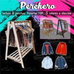 Set Perchero + 8 Colgadores