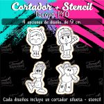 Cortadores De Galleta + Stencil PYO Pocoyo