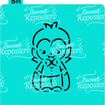Stencil PYO Baby Vampiro