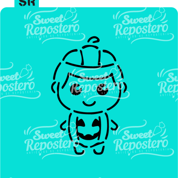 Stencil PYO Niño Calabaza