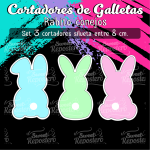 Cortador de Galleta Rabito Conejos
