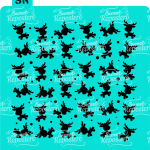 Stencil Renos Locos