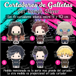 Cortadores De Galleta Demon Slayer