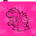 Stencil PYO Bowser