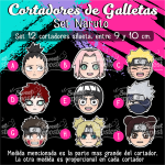 Cortadores De Galleta Naruto