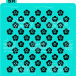 Stencil Flores B