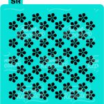Stencil Flores D