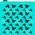 Stencil Flores F