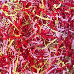 Papel Acordeón - Mix Rojo, Rosa pastel, Amarillo pastel