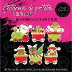 Set Cortadores Tren Navideño