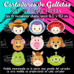 Cortador de Galletas Set Toy Story Caritas 9 Piezas
