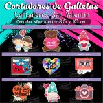 Cortadores de Galleta San Valentin 2