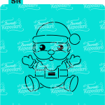 Stencil PYO Santa Claus