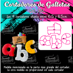 Cortadores De Galleta Set ABC