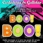 Cortadores De Galleta Set Boo