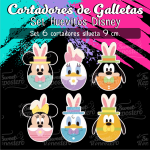 Cortador de Galleta Huevitos Disney