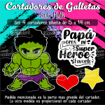 Cortadores De Galleta Hulk