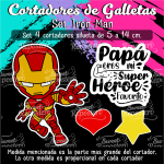 Cortadores De Galleta Iron Man