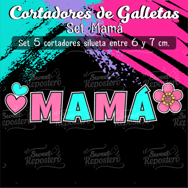 Cortador de Galleta Set Mamá