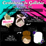 Cortador de Galleta Set Mamá Duo